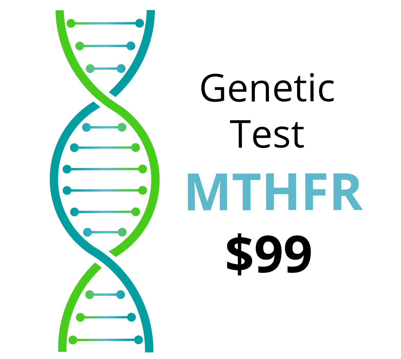 Genetic Test Kit (MTHFR Only) - Direct Value Dispense product image