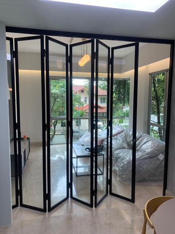 Mild Steel glass door