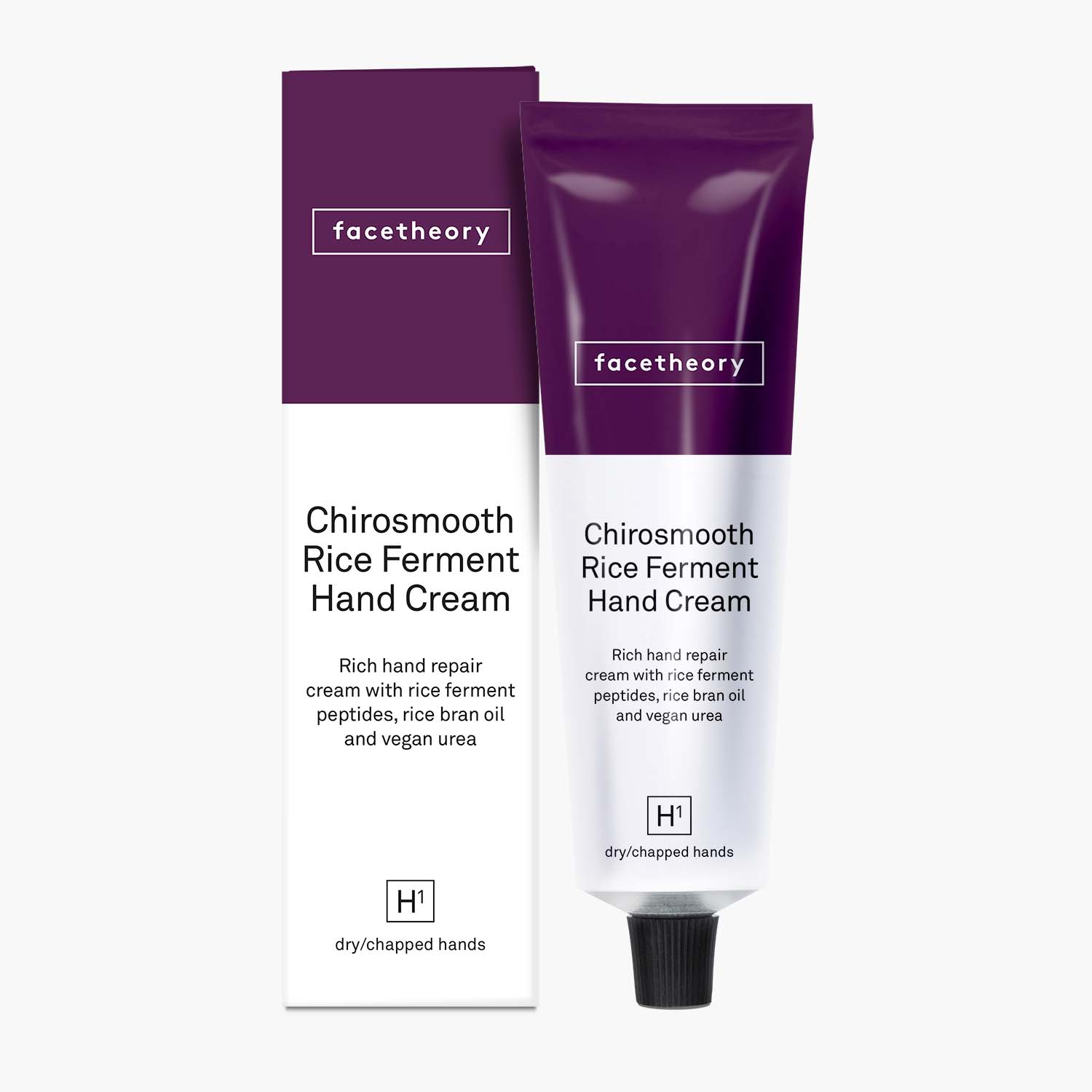 Chirosmooth Hand Cream with Korean Rice Ferment Peptides, Bran Oil and 5% Urea. | facetheory