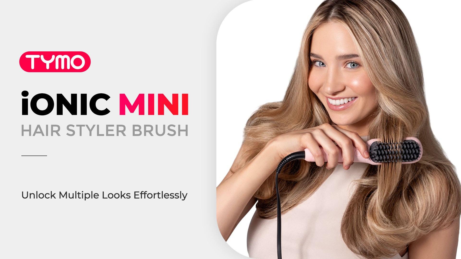 TYMO iONIC MINI Hair Straightener Brush