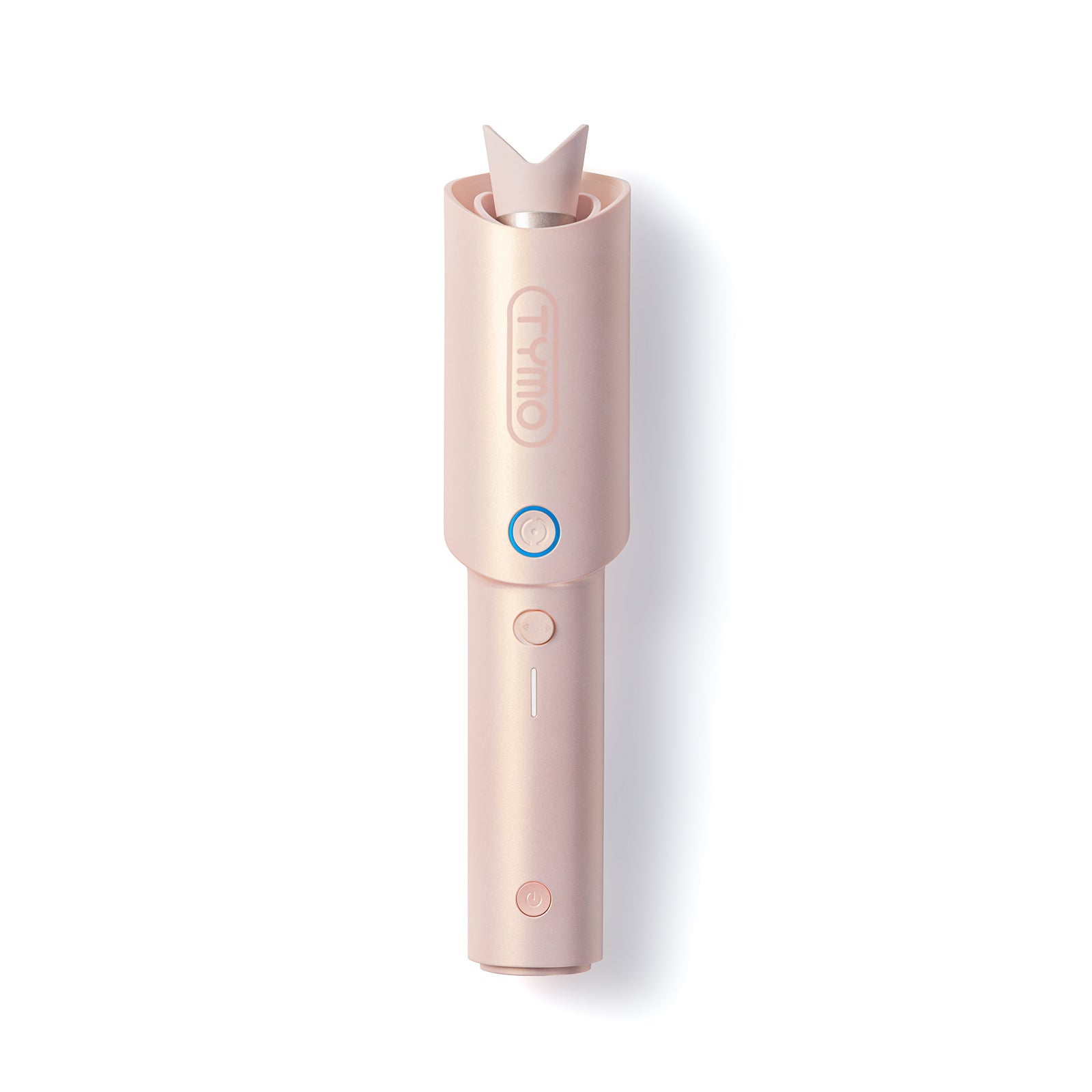 TYMO CURLGO cordless curling Iron in pink, a sleek and modern hair styling tool for perfect curls.