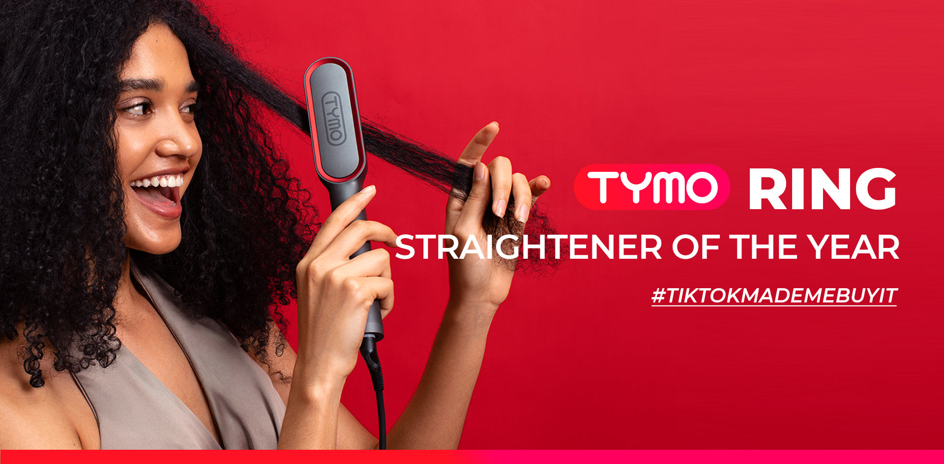 Tymo Ring Plus Hair Straightener Brush