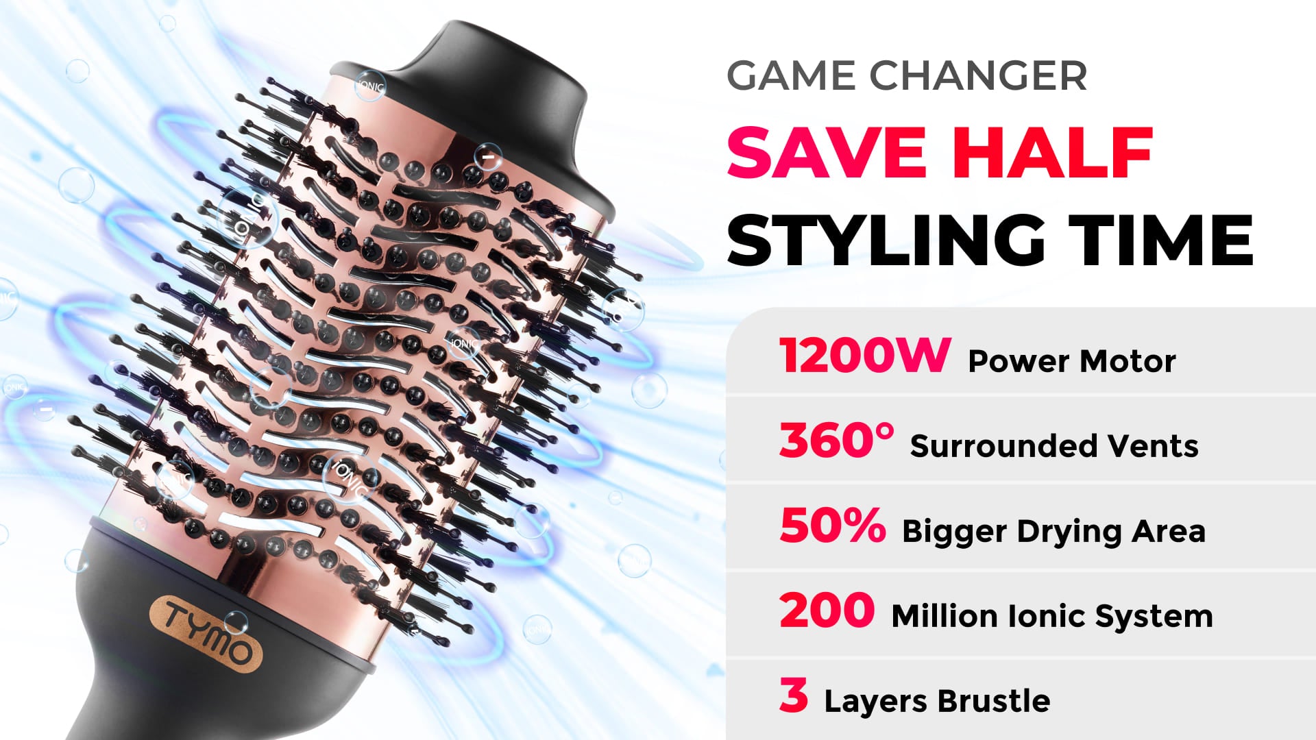 SAVE HALF STYLING TIME