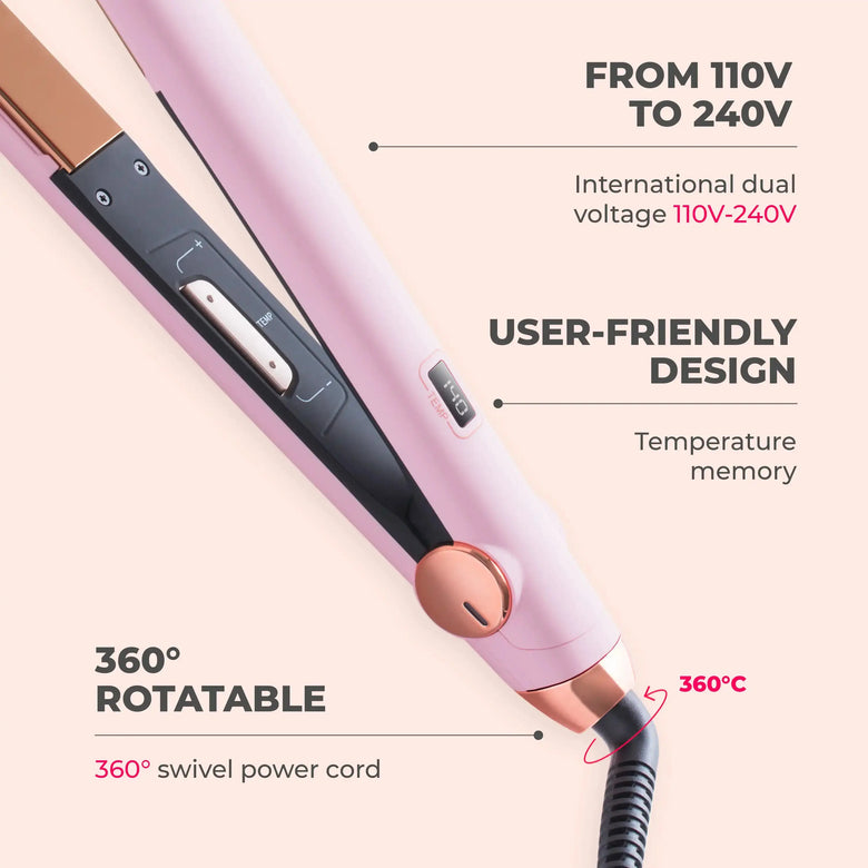 TYMO SWAY straightening iron dual voltage user friendly design