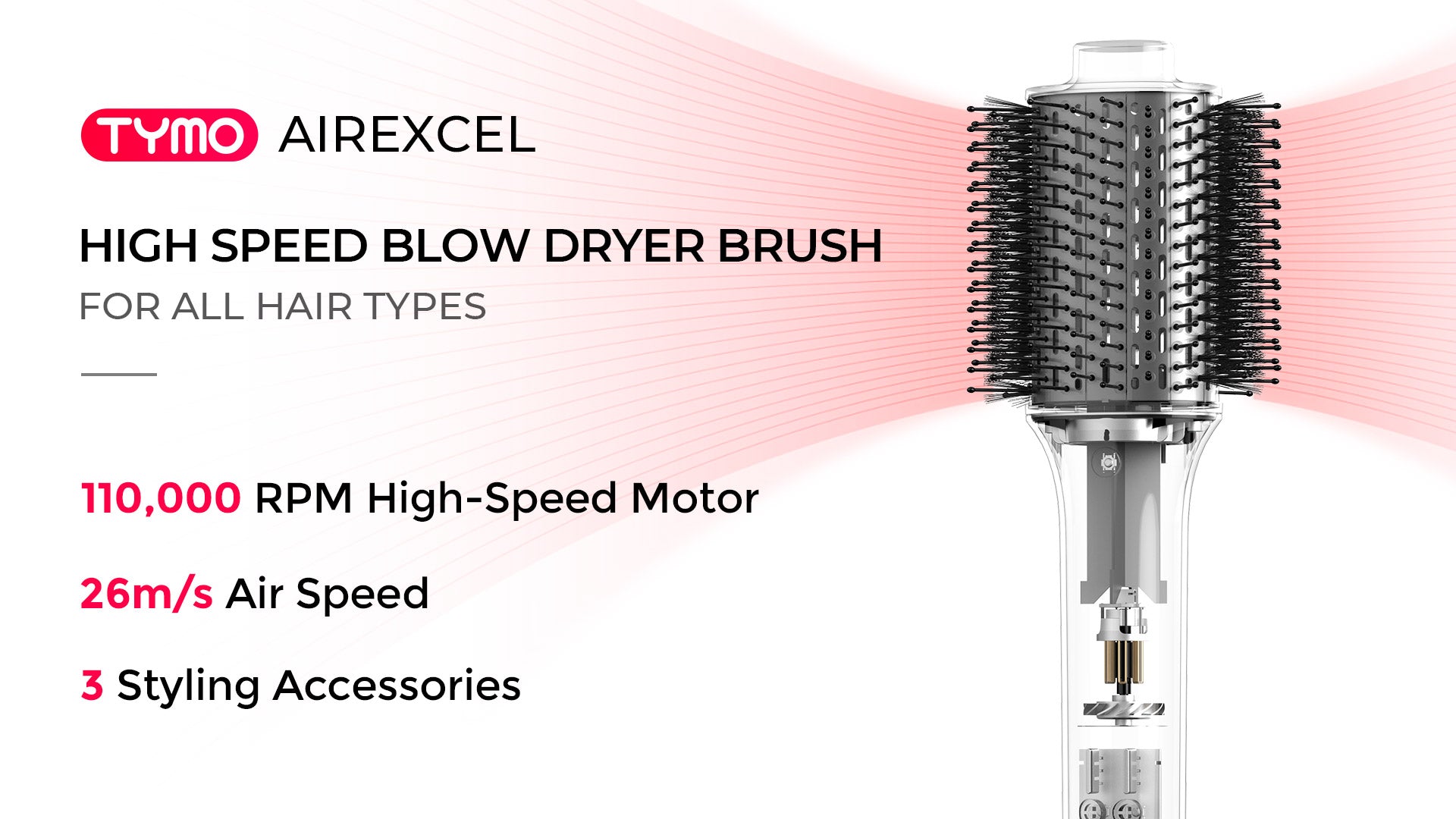 TYMO-AIREXCEL-HIGH-SPEED-BLOW-DRYER-BRUSH-FOR-ALL-HAIRKIND