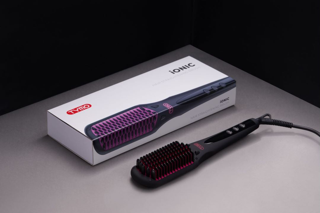 TYMO Ionic Hair Straightener Brush - Straightening Comb with 10M