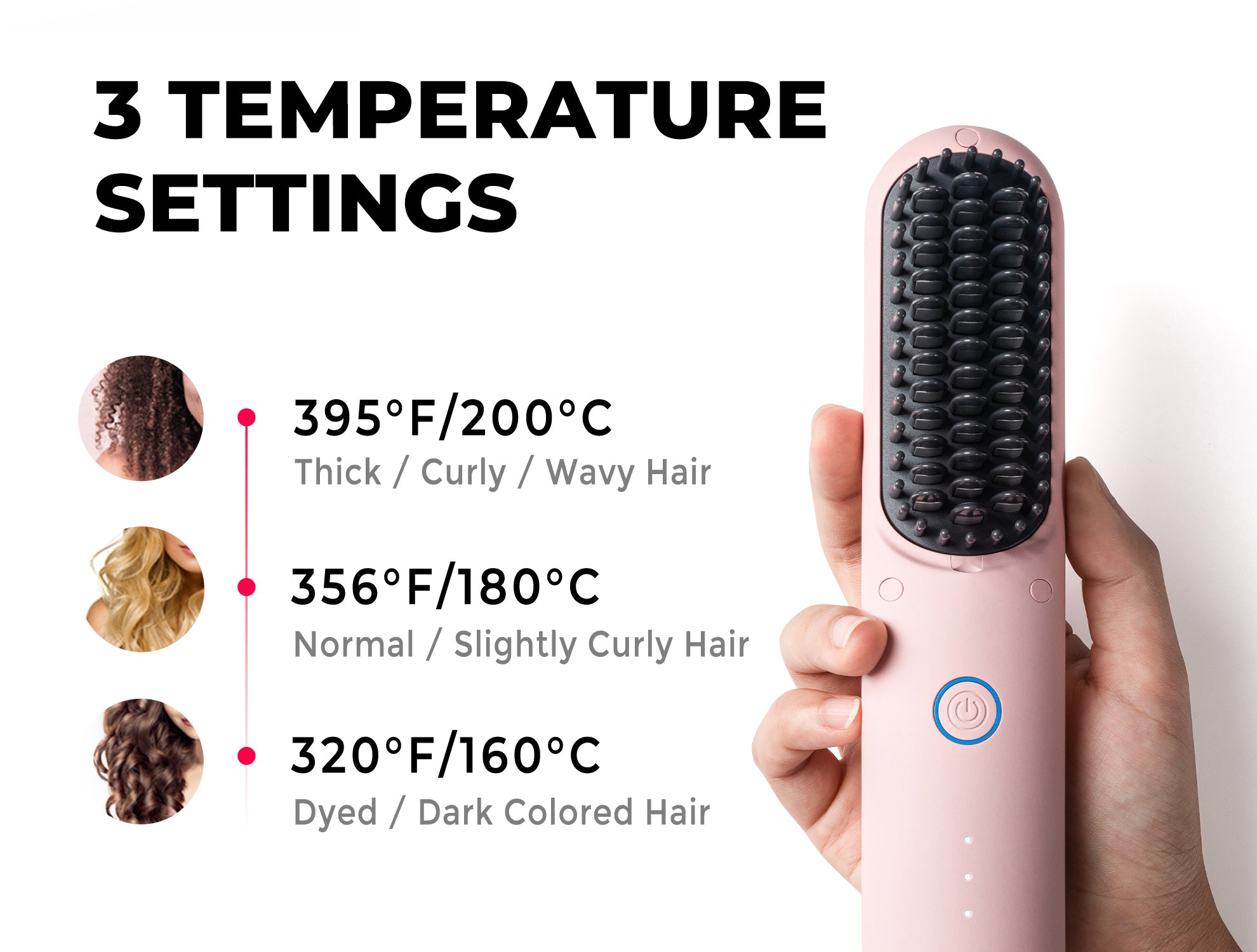 Porta by TYMO Portable Hair Straightening & Curling Brush – Never Say Die  Beauty