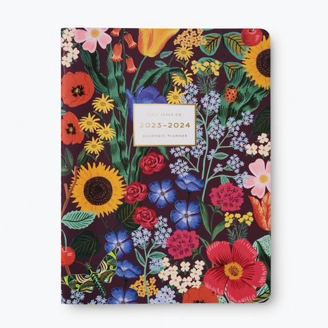 Rifle Paper Co. Aug 2023- Jul 2024 Academic Planner - Blossom