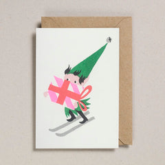 Petra Boase Elf Christmas Card