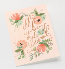 Rifle Paper Co. Blushing Bridesmaid Card