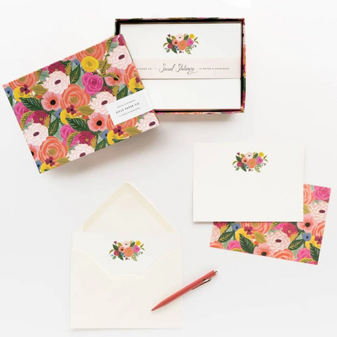 Rifle Paper Co. Juliet Rose Social Stationery Set