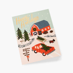 Rifle Paper Co. Holiday Tree Farm Christmas Card