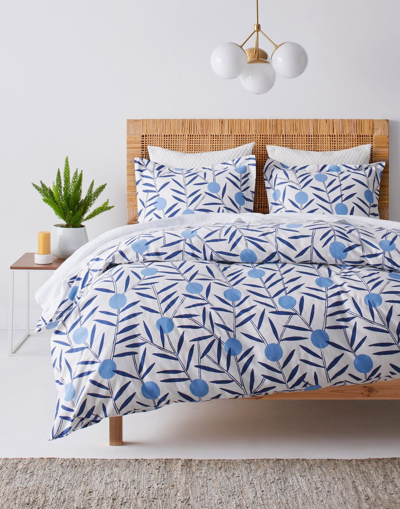 Pattern Players | Emily Isabella | Bloom Bluebell bedding  Hygge & West