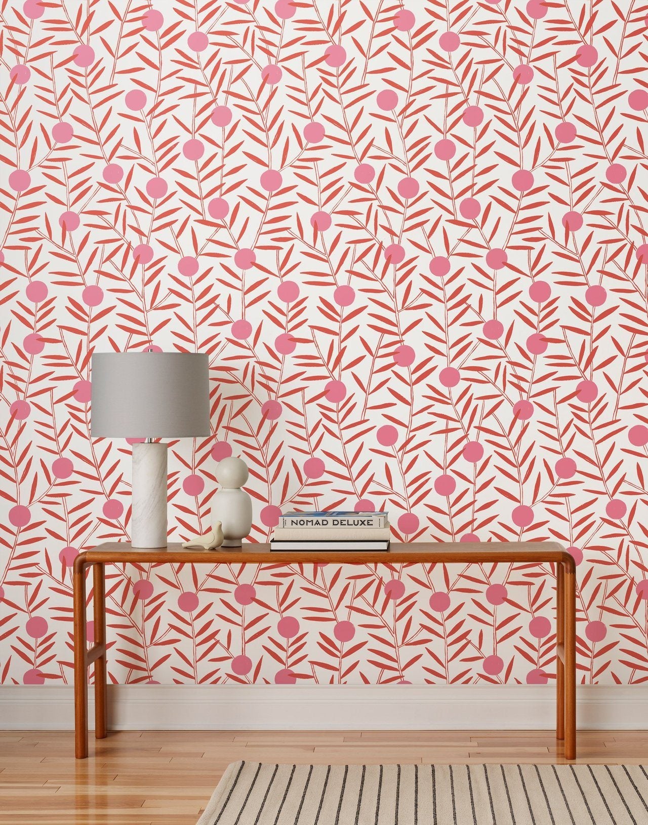 Pattern Players | Emily Isabella | Bloom Poppy wallpaper | Hygge & West