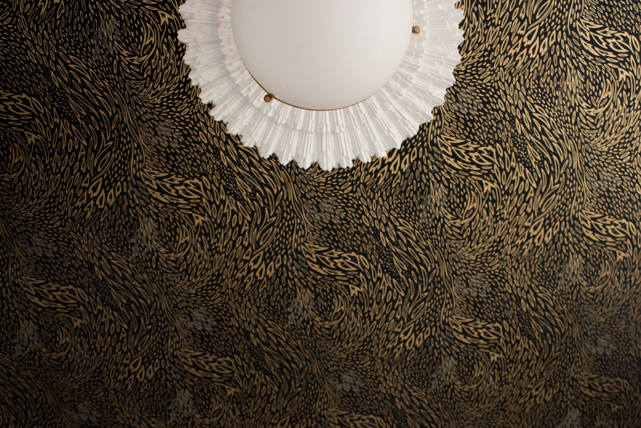Forest Floor (Ebony) | Wallpapered Ceiling | Hygge & West