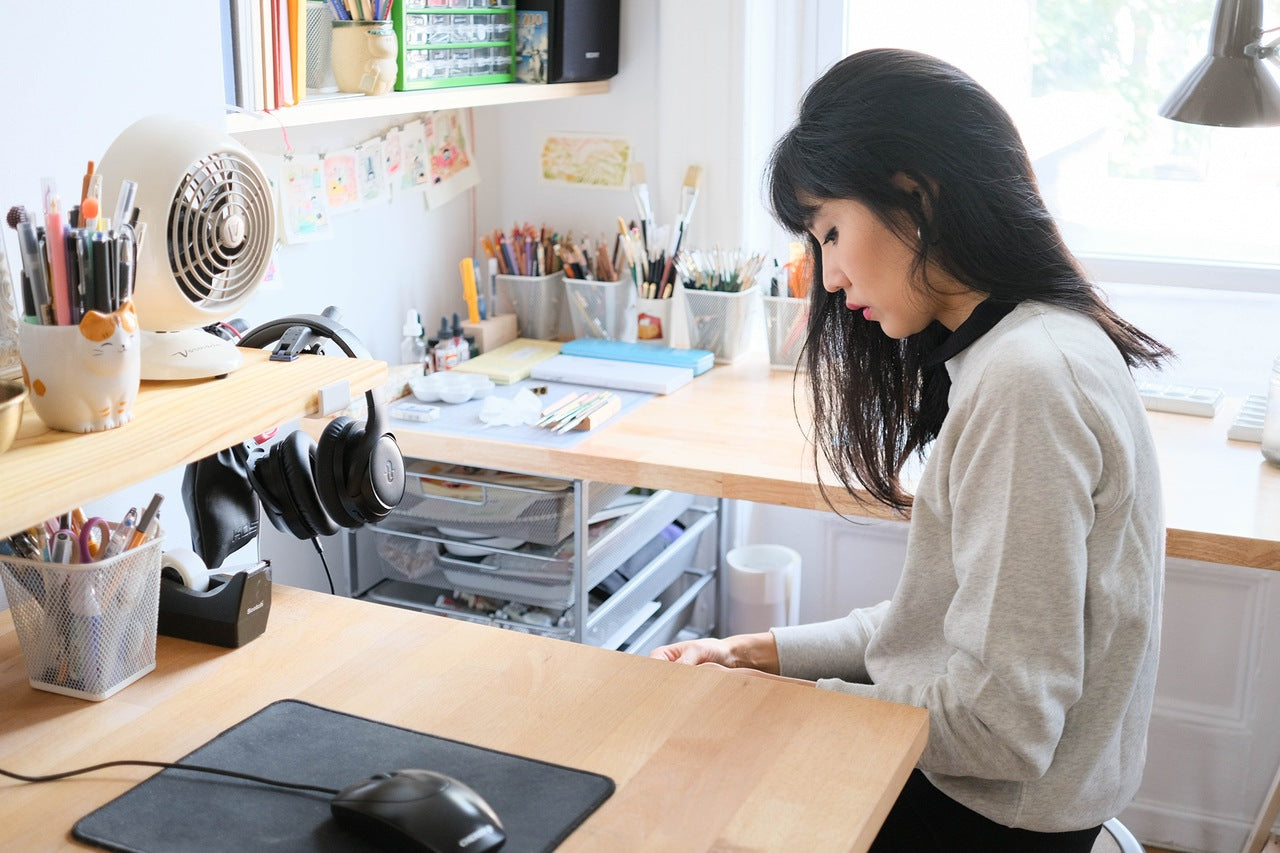 Vikki Chu in her studio | Vikki Chu + Hygge & West