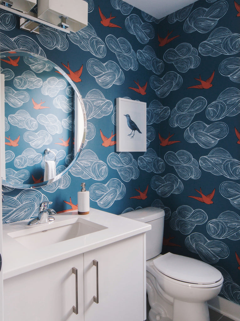 Wallpaper Two Ways with Leclair Decor
