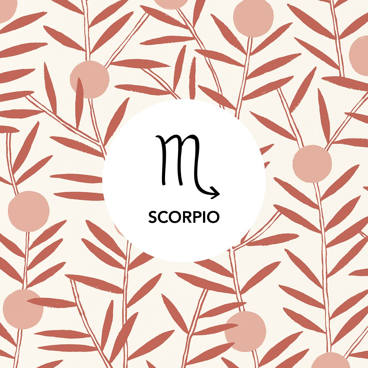 Scorpio | Bloom Dusty Rose wallpaper | Emily Isabella | Hygge & West