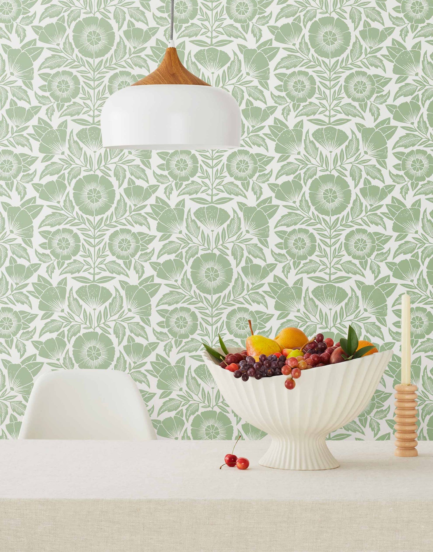 OHPOPSI Squiggle Laurel & Sand Wallpaper ABS50124W