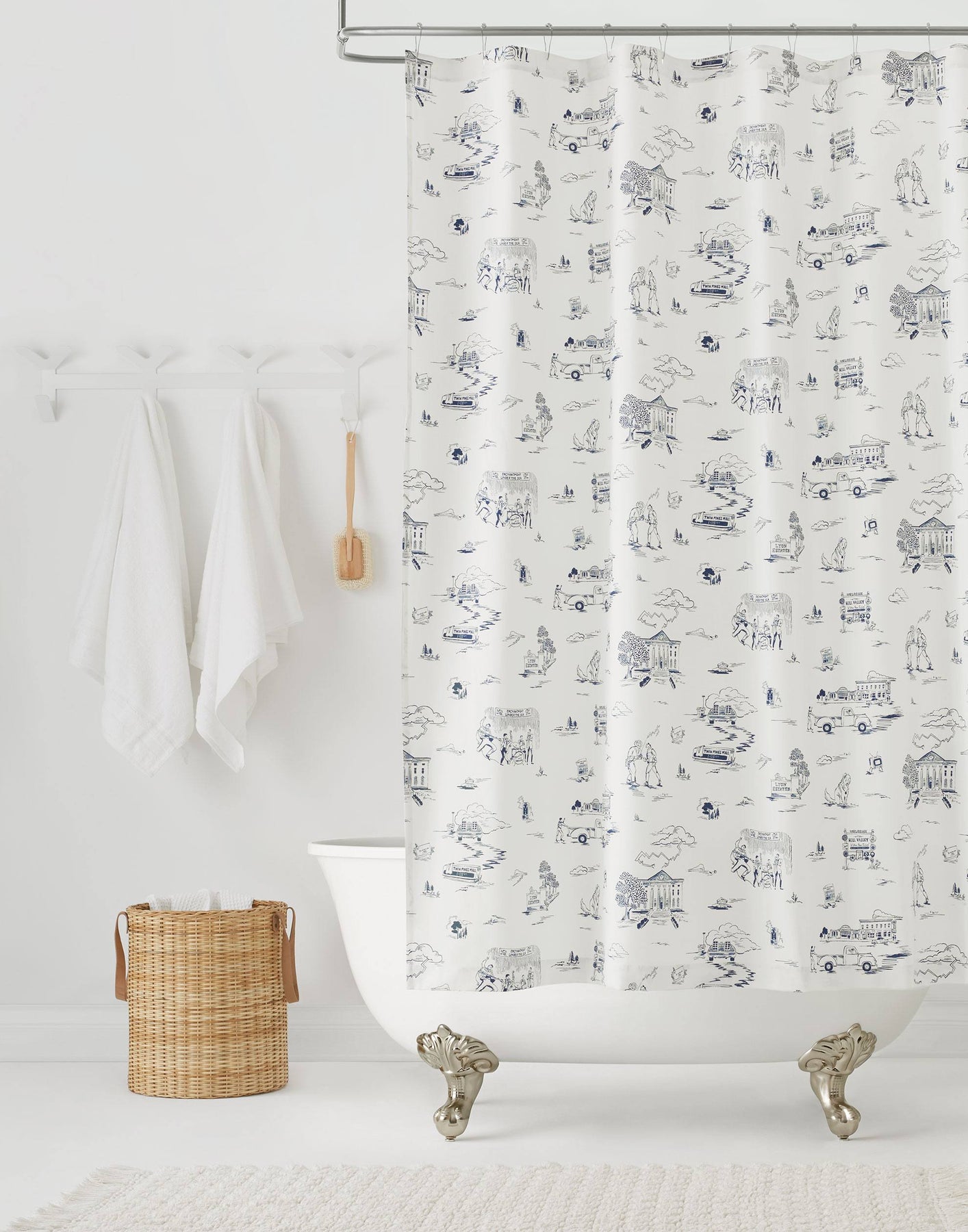 Life Finds a Way Shower Curtain