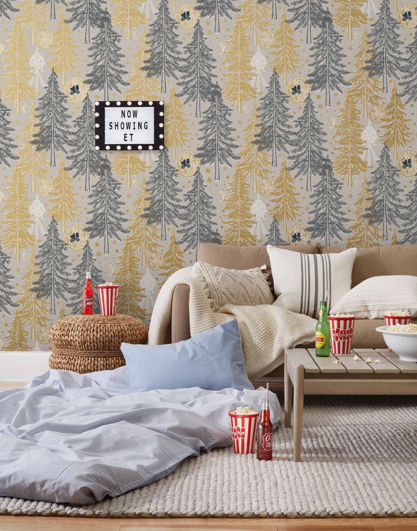 Hill Valley Toile Wallpaper | Hygge & West