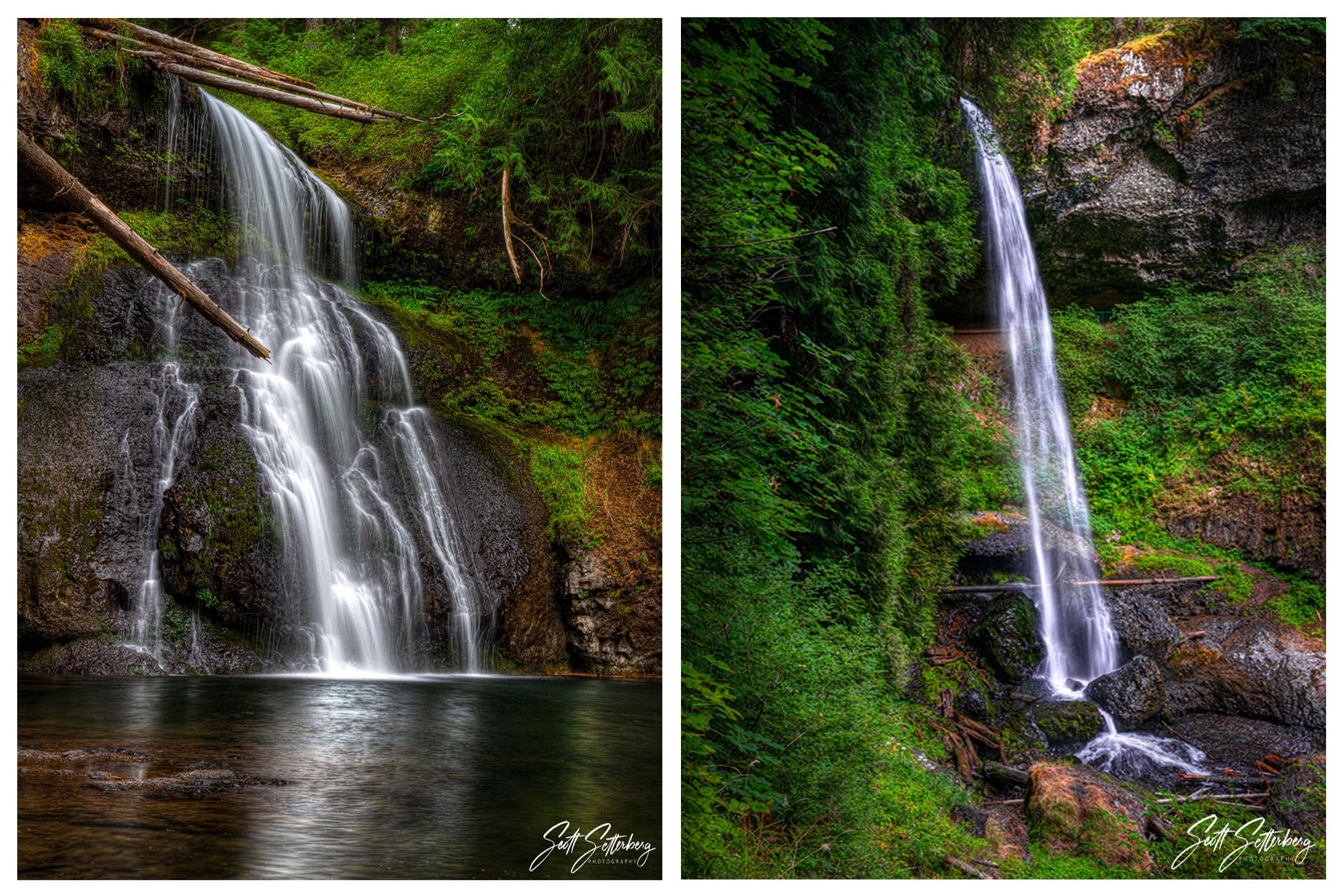 Upper North Falls, North Falls, Silver Falls State Park, Oregon