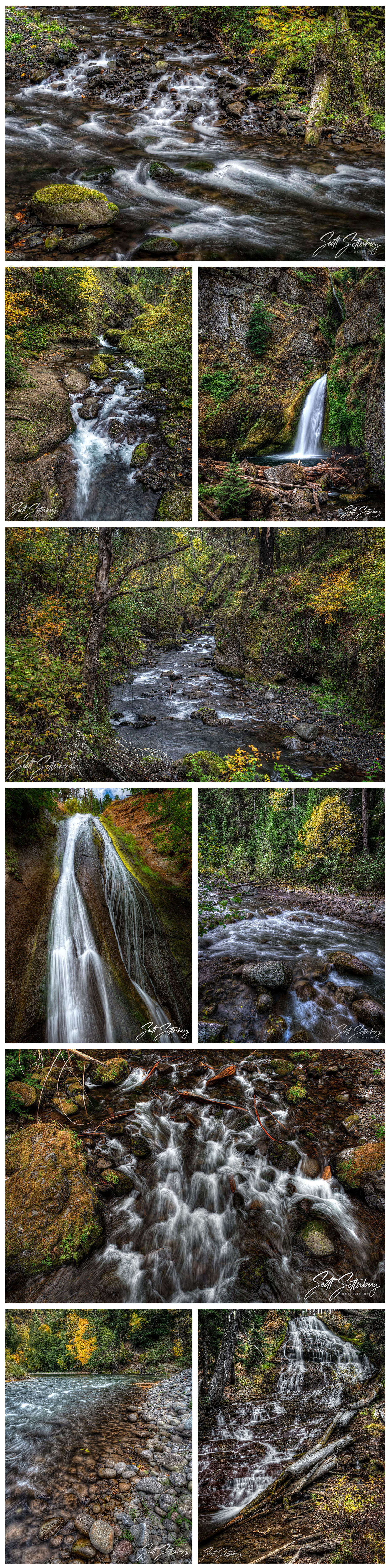 Wahclella Falls, Highway 35, Oregon