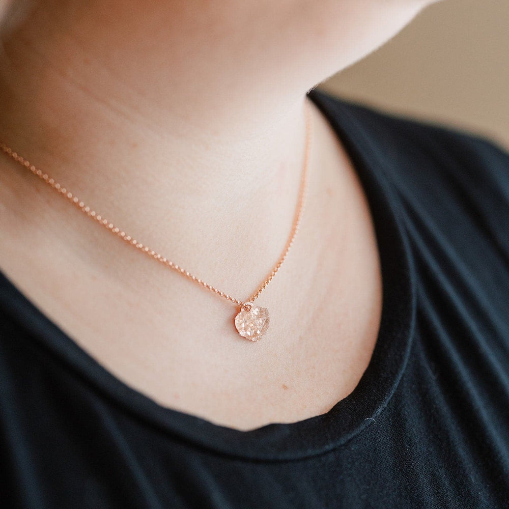 diamond luxe heart necklace