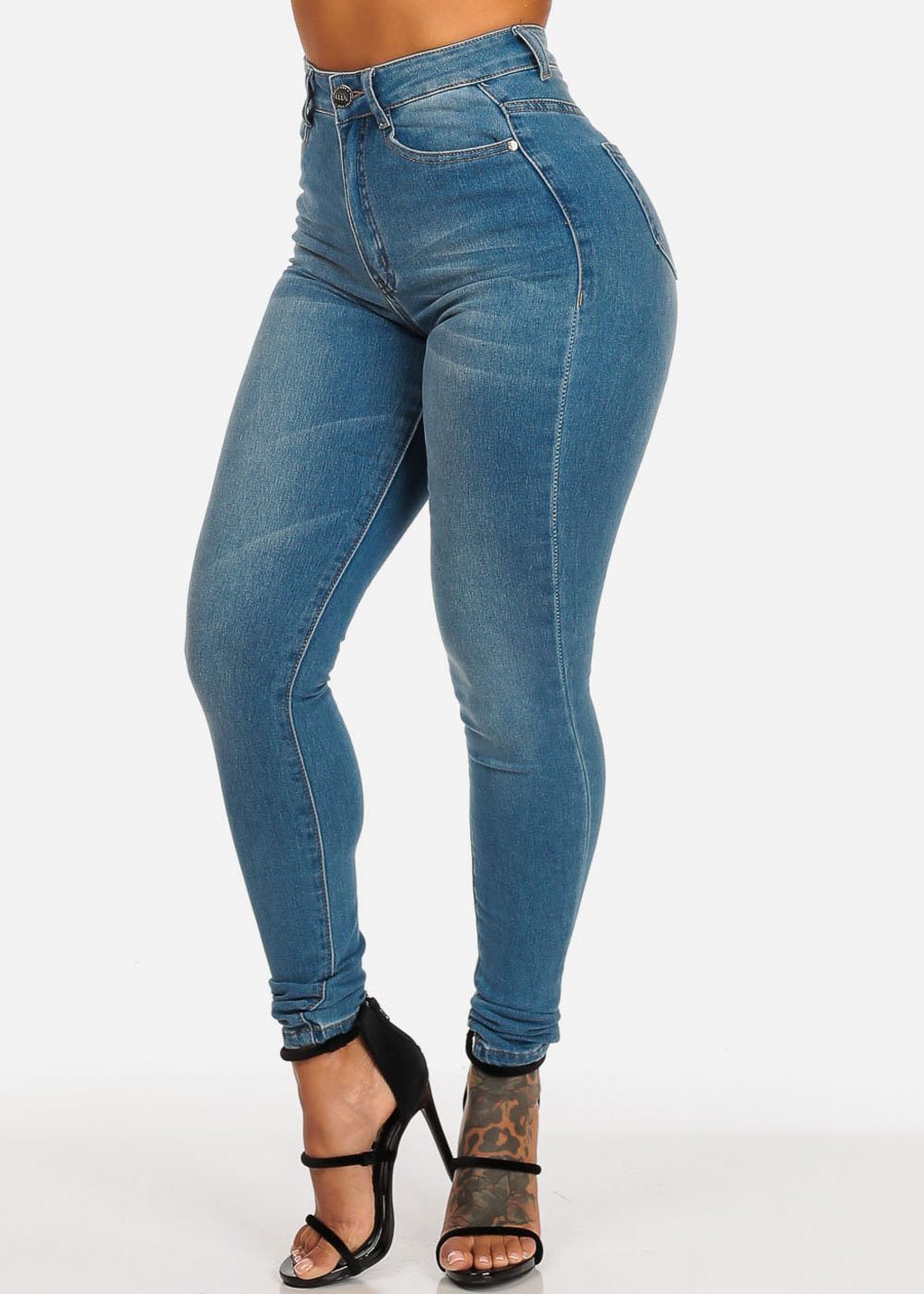 ultra high rise skinny jeans