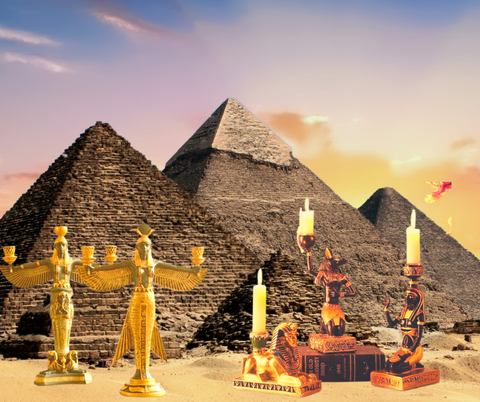 egyptian candles, egypt, candles from egypt, egyptian musk candles