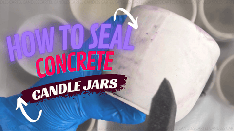 How to Seal Concrete Candle Jars