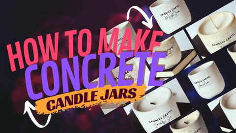 How To Make Concrete Candle Jars