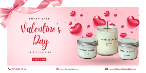 Lavender Candle Valentine's Day