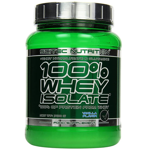 Scitec Nutrition 100% Whey Isolate 700g - SHORT DATED SEE DESCRIPTION