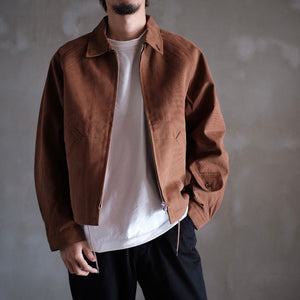 PHIGVEL -DUCK CLOTH SPORTING JACKET- RUSSET – anemoscope