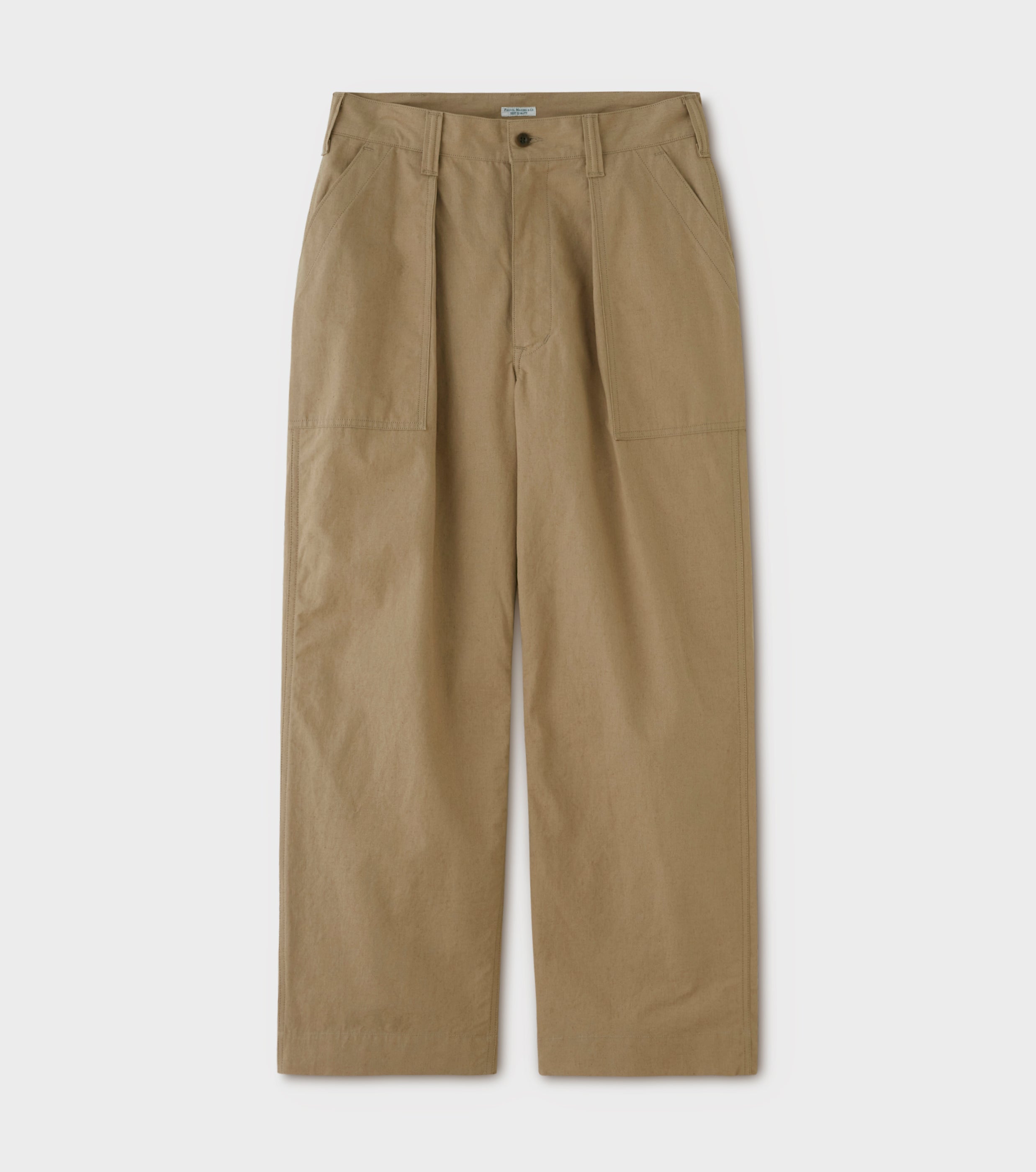 PHIGVEL -C/L FATIGUE TROUSERS - KHAKI BEIGE