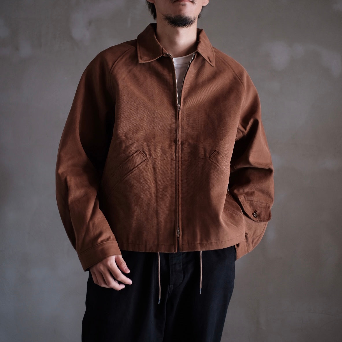 PHIGVEL DUCK CLOTH SPORTING JACKET フィグベル-