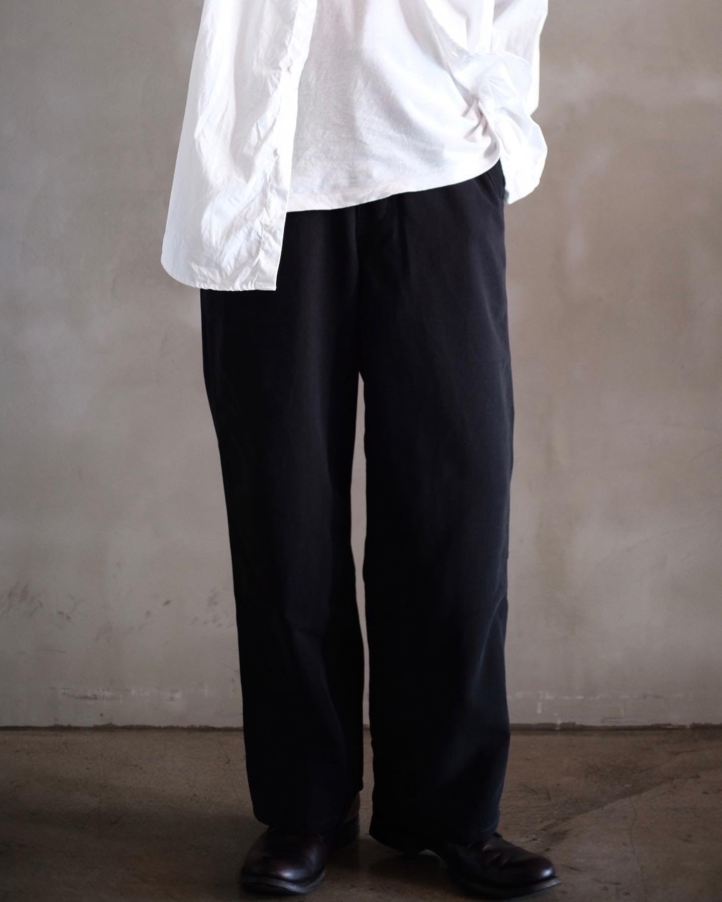 PHIGVEL（フィグベル）｜-UTILITY TROUSERS- DUST BLACK