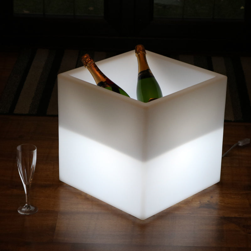 revolutie Legende Disco Grote 40 x 40 cm LED Ijsemmer Wijn Champagne Koeler, Fles Drankenhoude – PK  Green Nederland
