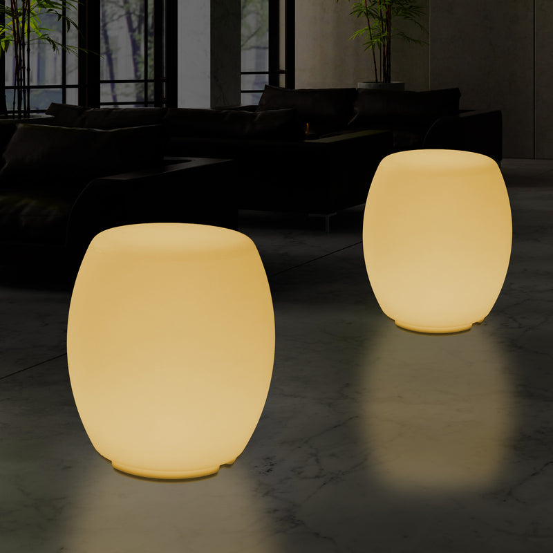 Verlichte Stoel Kruk Vloer voor Slaapkamer, 44cm Designer LED Green Nederland