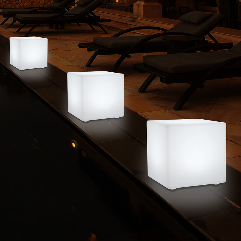 Beter beddengoed kubus LED Buitenverlichting, Tuin Patio Tafellamp, RGB Kubus Buitenlamp op N – PK  Green Nederland