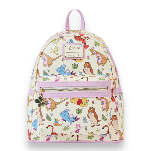 Loungefly x Disney Mickey & Minnie Mouse Floral Mini Backpack Handbag –  Open and Clothing