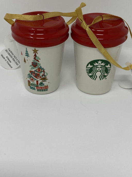 Mickey Mouse Starbucks® Cold Cup Ornament Keychain