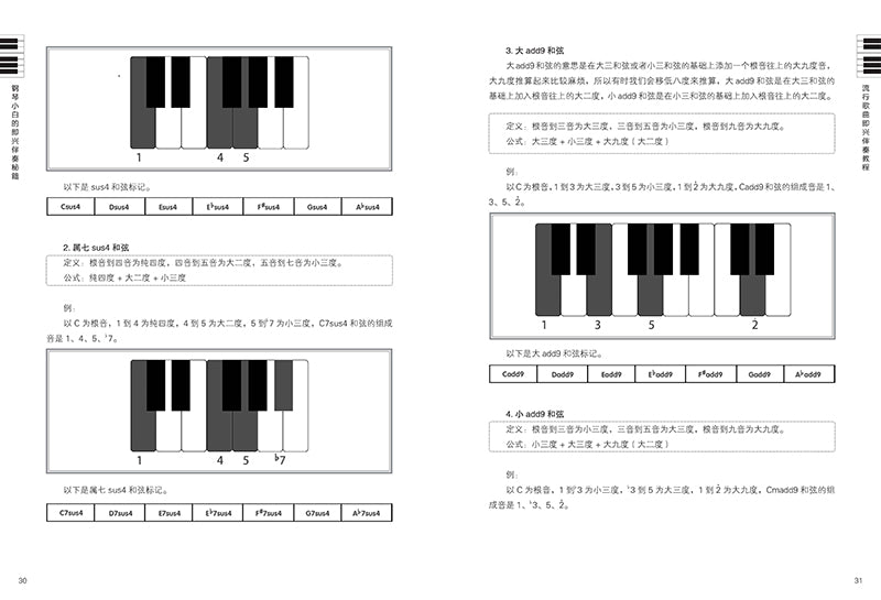 钢琴小白的即兴伴奏秘籍：流行歌曲即兴伴奏教程