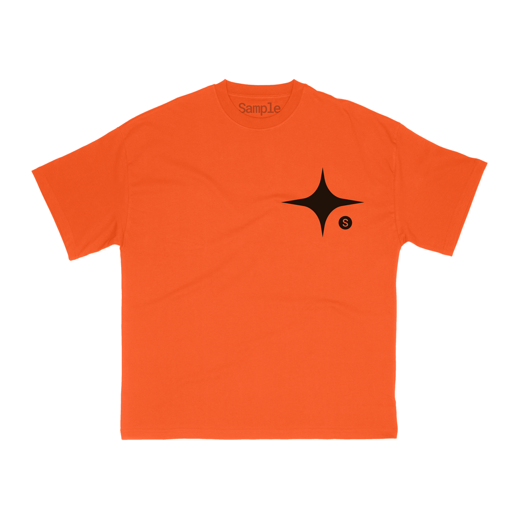 Black Hand Premium Garment-Dyed T-Shirt (Hunter Orange)