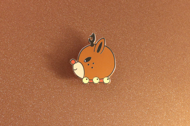 Rudolph Hard Enamel Pin by Dbl Feature