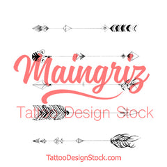 5 arrow tattoo design high resolution download by tattoodesignstock.com