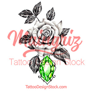 Tattoo uploaded by Shelby Norris  I want a traditional style cardinal with  a realistic emerald in its mouth and some cherry blossoms or a birch tree  in memory of my Maim 