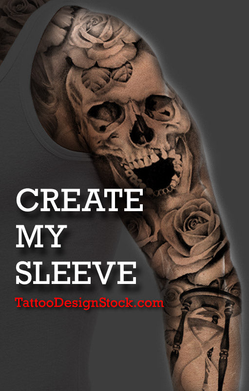 Cloud Effect Half Sleeve Tattoo For Men Forearm