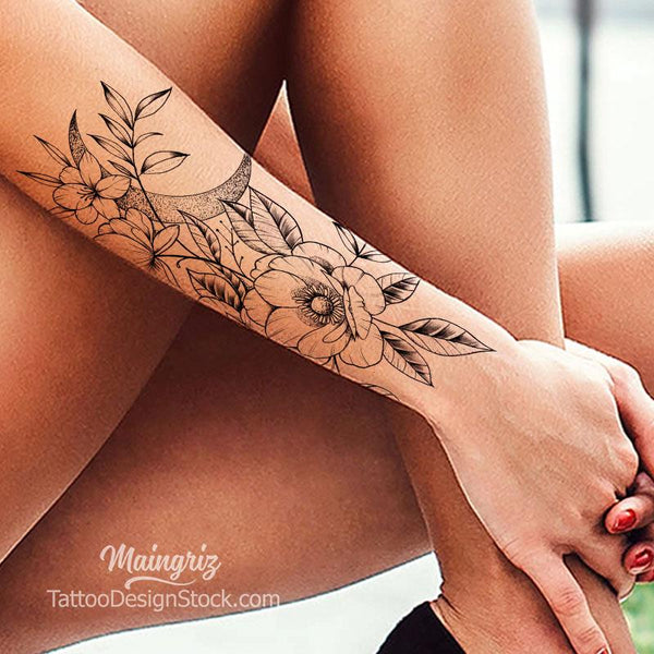 Breast Arm Sleeve Tattoo Women Sexy Back Stickers Body Art Flower Snake  Leaves Pattern Sexy Tattoos  Price history  Review  AliExpress Seller   Tattoo Life Art Store  Alitoolsio